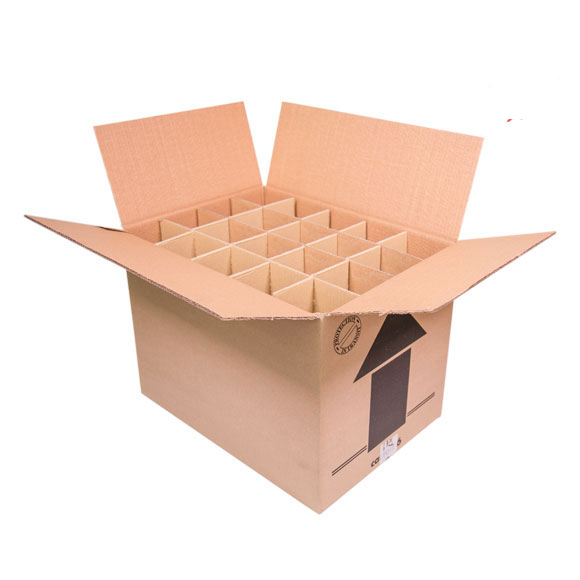 Double Wall Wine Bottle Box for 20 bottles